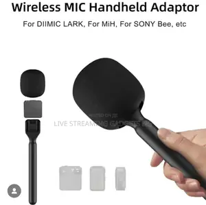 Wireless Microphone Handle Grip Stick Handheld Adapter