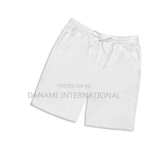 Danami Plain Sweat Shorts- White