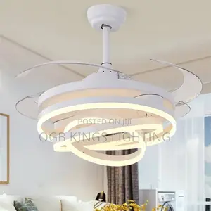 Ceiling Fan With LED Light and Remote Control