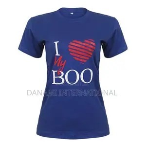 Danami I Love My Boo Couple T Shirt- Royal Blue