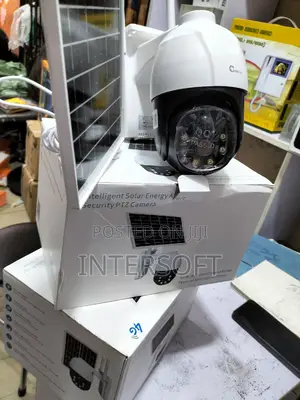 V380 Solar Power Cctv. PTZ 4g Solar Camera