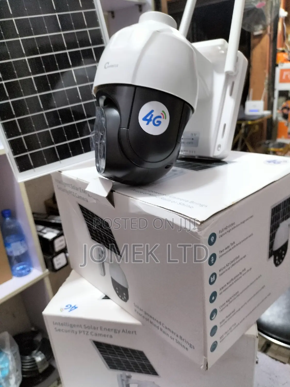 PTZ Solar Power 4g Sim Camera