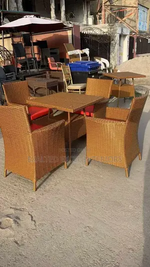 A Unique Quality Ratan Chairs and Table