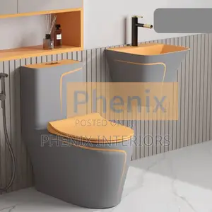 Water Closet With Wall Hung Basin