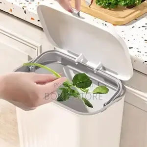 Hanging Trash Can With Lid Kitchen Bathroom Hangin Waste Bin