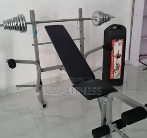 50kg Dumbell and Weight Bench