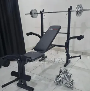 Weight Bench With 50kg Dumbell Adjustable