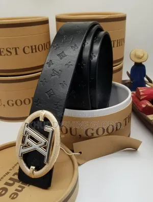 Quality Versace, Louis Vuitton, and Hermes Belts