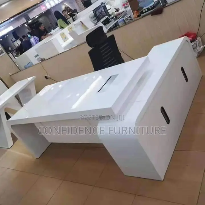 Pure White Executive Table