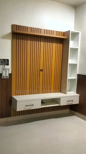 High Quality Tv Panel and Console With Shelves