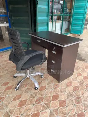 Portable Office Table and Swivel Chair