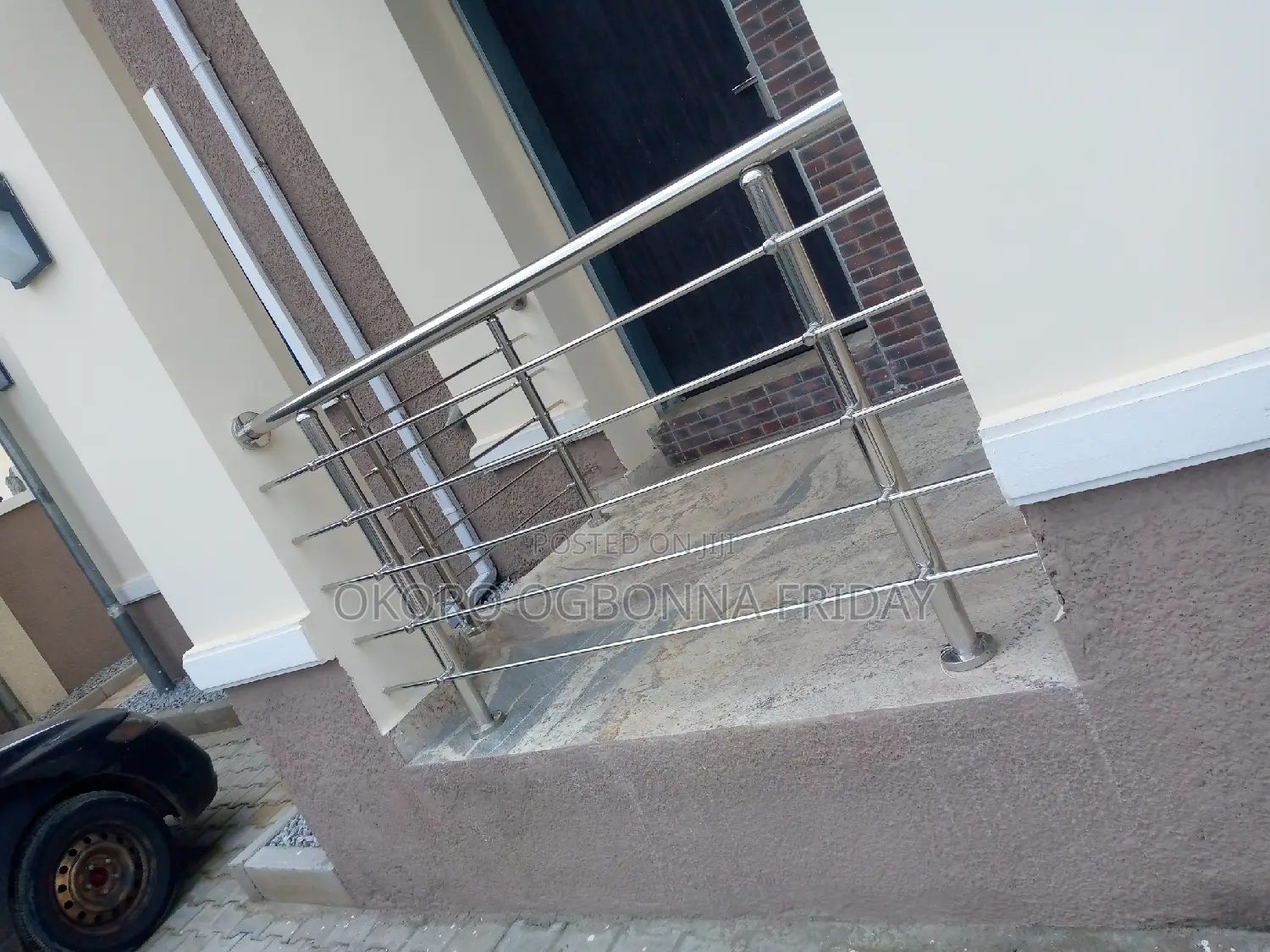 Straight X Handrail