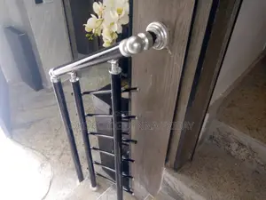 Silver Colored Handrail