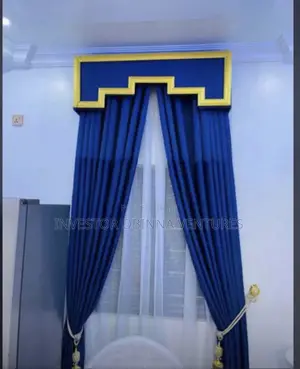 Luxury Curtains With Board- Measured in Yards