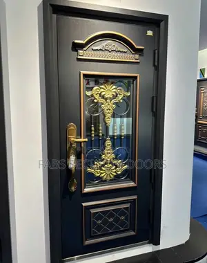 3ft Unique Glass Door With Royal Handle