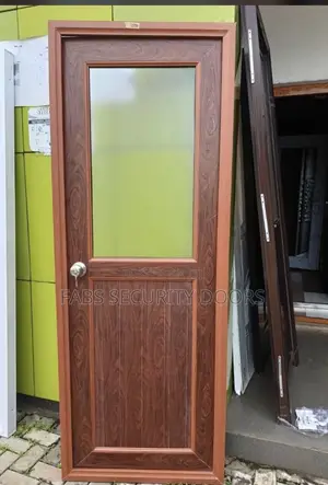 Toilet Door With Glass