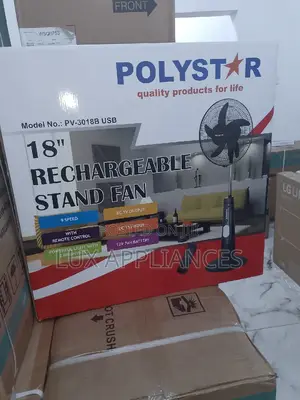 Adjustable Smart Control Polystar Standing Fan 18inches