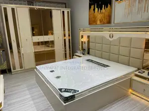 Imported Bed With Two Bed Side and Dressing Mirror