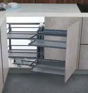 Kitchen Cabinet Corner Pull Out Storage Organizer Rack