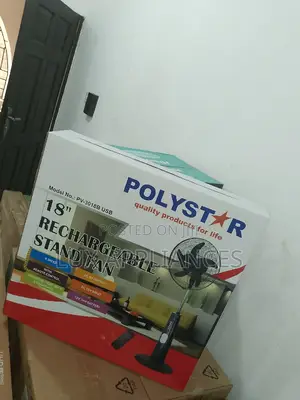 Polystar Brand New 18′′ Black Colour Full Copper Motor Fan