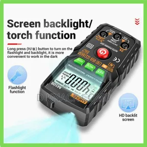 Smart Digital Multimeter Auto Range 4000 Counts NCV Light