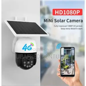 V380 Solar Power Cctv. PTZ 4g Solar Camera