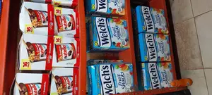 Welch Fruit Snacks And Nutulla Bread Stick.
