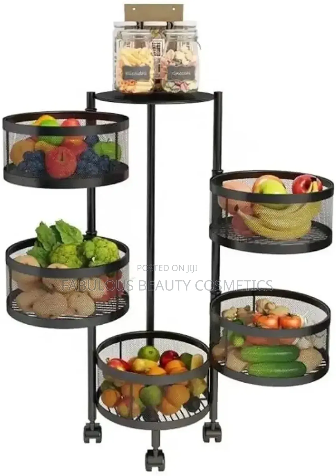 4 Step •Rotating Kitchen Baskets •Fruit and Vegetable Storage.