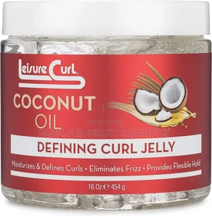 Coconut Oil Defining Curl Jelly, 16 Oz for Moisturizes