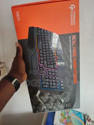 Porodo Gaming Metal Frame Wired Keyboard PDX212