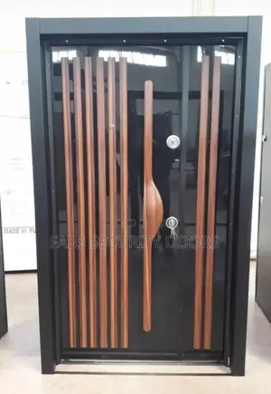 Front Door With Laminated Wood