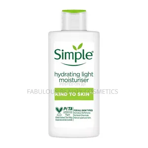 Simple Replenishing Hydrating All Skin Types Moisturizer