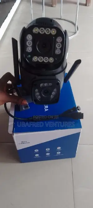 V380 Pro 3MP Full HD PTZ Black Waterproof Wifi IP Camera
