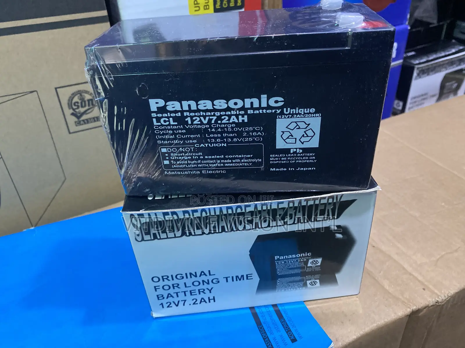 Panasonic Ups Battery 12/7ah