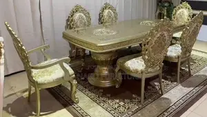 Royal Complete Golden Set 8 Seater Dining Set