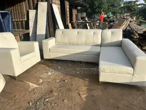 A Standard Leather Sofa