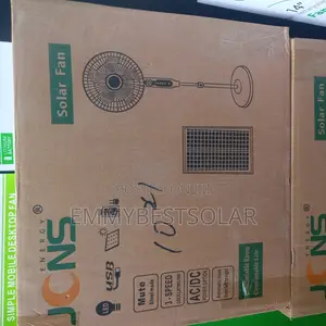 AC/DC Solar Standing Fan