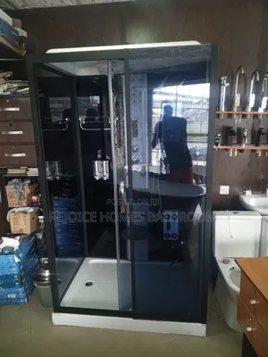 120 by 90 Shower Room Black