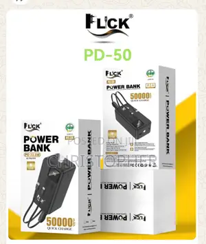 Flick 50000 Mah Quick Charge Power Bank Digital Display +