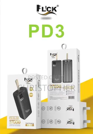 Flick 37000mah Compatibl Power Bank Highcapacityfastcharging