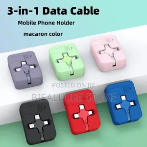 3 in 1 Retractable Charger Cord