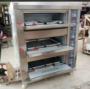 6 Trays 3deck Gas Oven