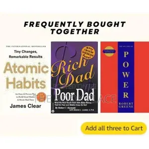 Atomic Habits + Rich Dad Poor Dad + The 48 Laws Of Power