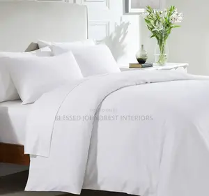Pure Cotton White Duvet Cover Sets(400tc)