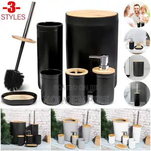 Bathroom Accessories Set of 6,With Toothbrush Holder,Toothbr