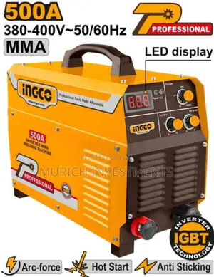 Inverter Welding Machine Ingco Ing-Mma5008 Industrial 500a