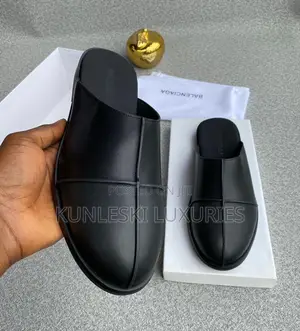 Original Balenciaga Leather Half Shoe For Men