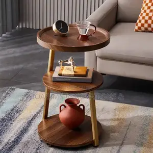 Luxury Faux Wooden Coffee Stool