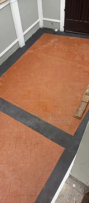 Incrate Flooring, or Stamp Concrete