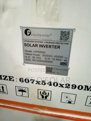 Felicity Inverter 5kva 24v Non Hybrid